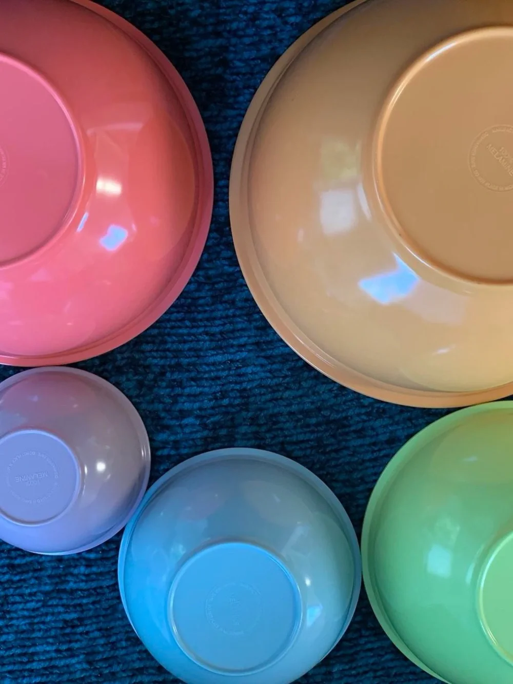 Colorful Nesting Mixing Bowl Set - Pastel Multi-Color
